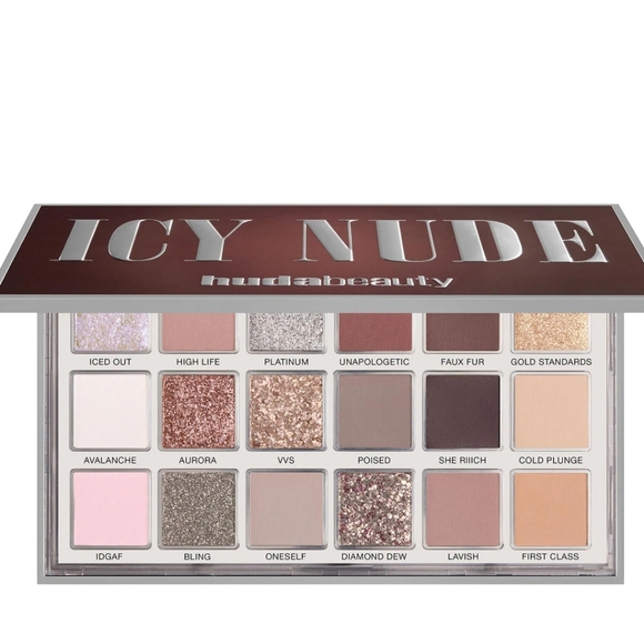 HUDA BEAUTY  Icy Nude Eyeshadow Palette - Picture 1 of 9